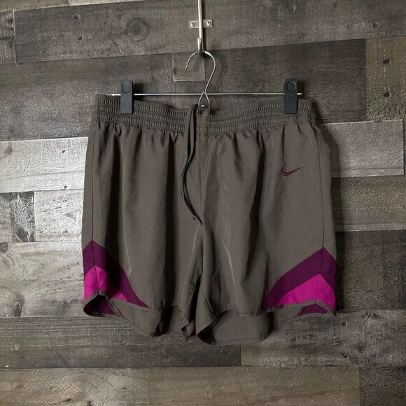 Nike Womens Running Sunburst Shorts Large - Picture 1 of 3